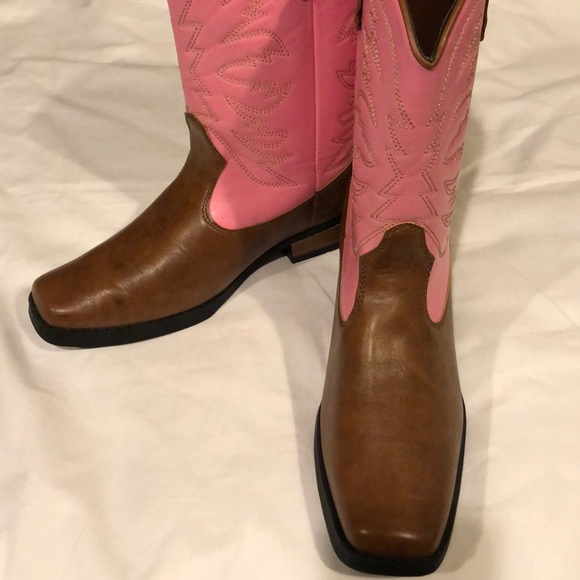 Boots Cowboy girls new sizes 2M, 4M or 6M man made Smartfit man made materials - Picture 5 of 10